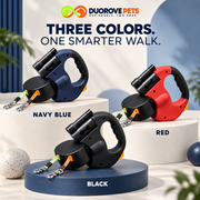 DUOROVE available in Navy Blue, Red and Black