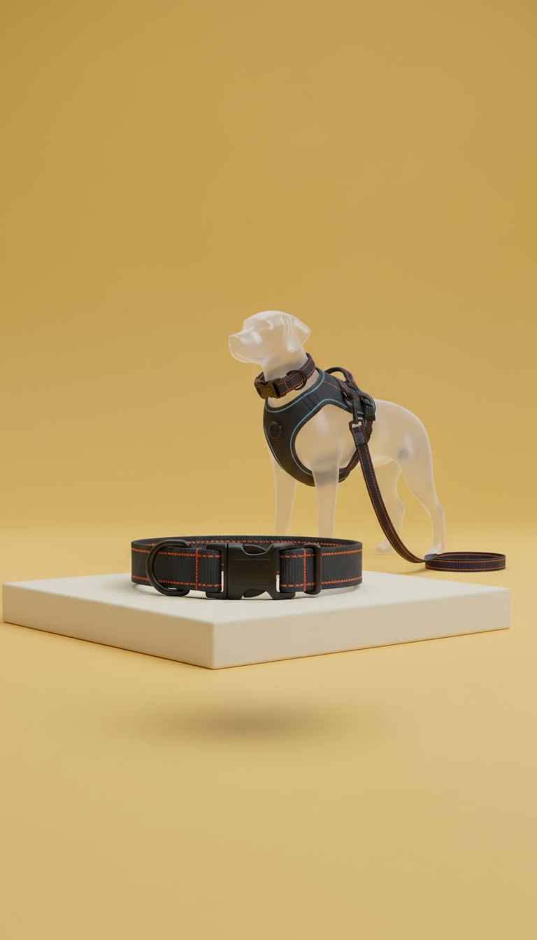 Midnight Asphalt city walk collar
