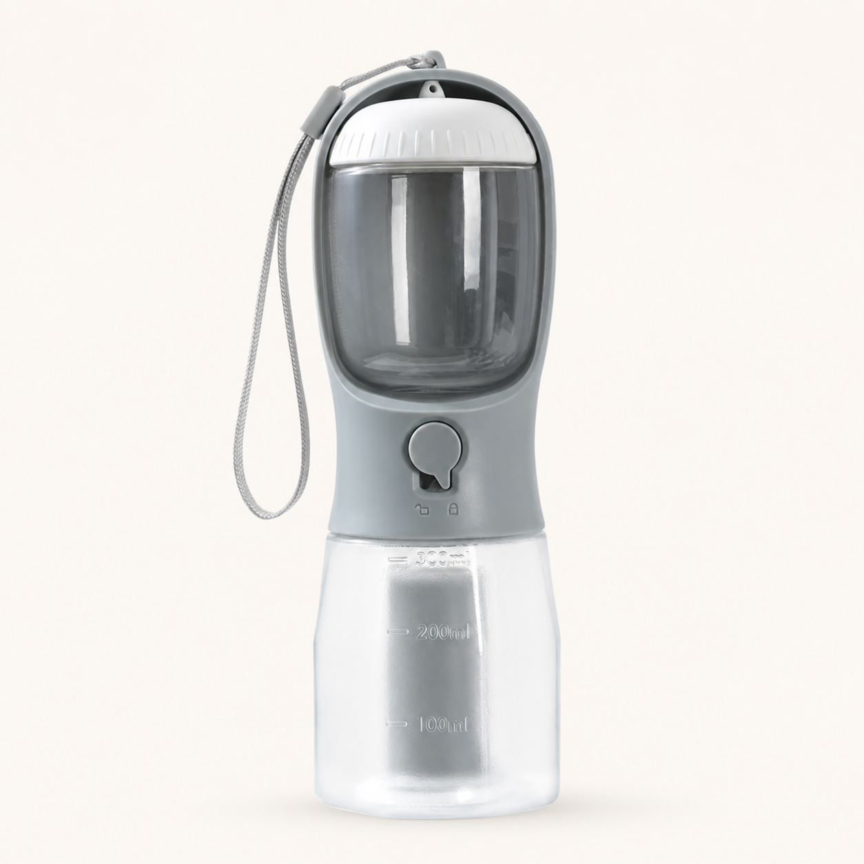 ORELIS 300ml Gray bottle with one starter waste-bag roll included