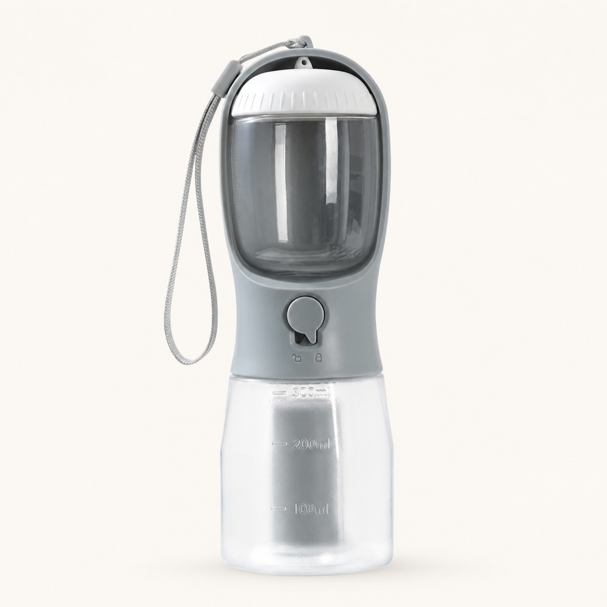 ORELIS 300ml Gray bottle with one starter waste-bag roll included