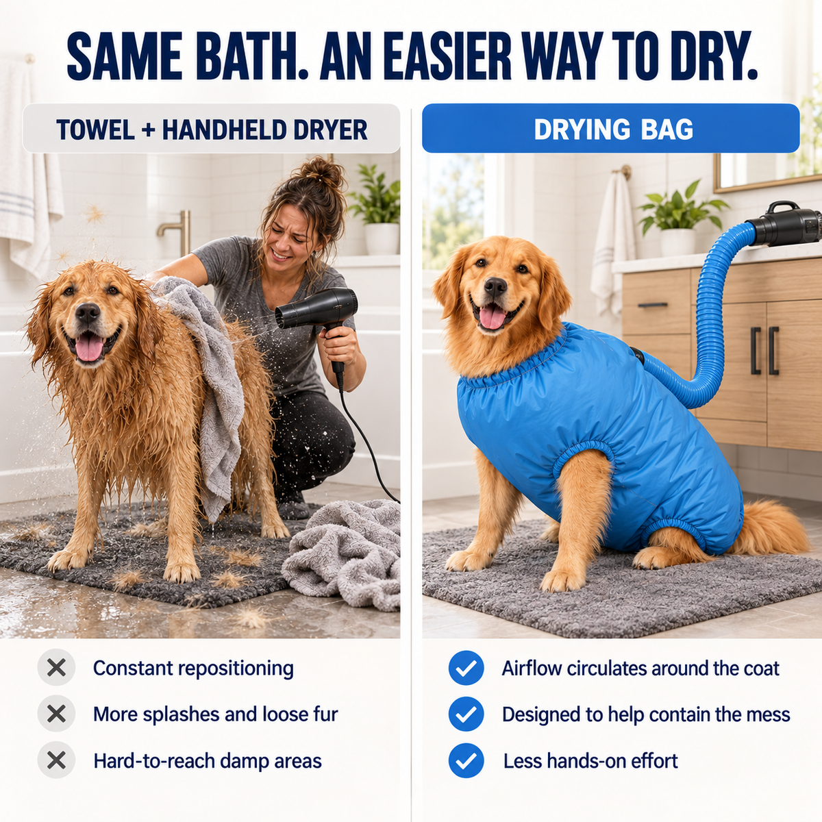 ORELIS Pet Drying Bag